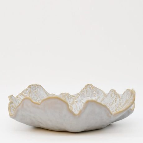 Cabbage-shaped Fine Stoneware Salad Bowl