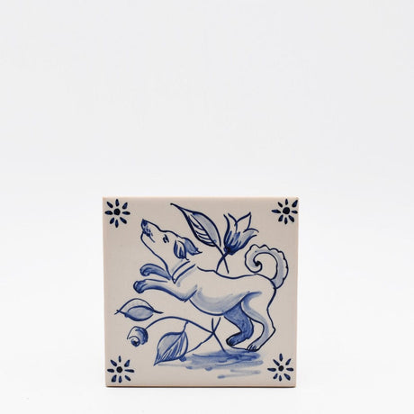 Cão I Azulejo 4.3x4.3"