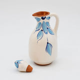 Carafe portugaise en terre cuite # DRAFT Carafe à huile en terre cuite Turquoise