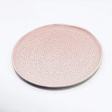 Carimbada I Handmade Ceramic Plate 10.6'' - Pink