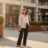 Linen Cap - Blue