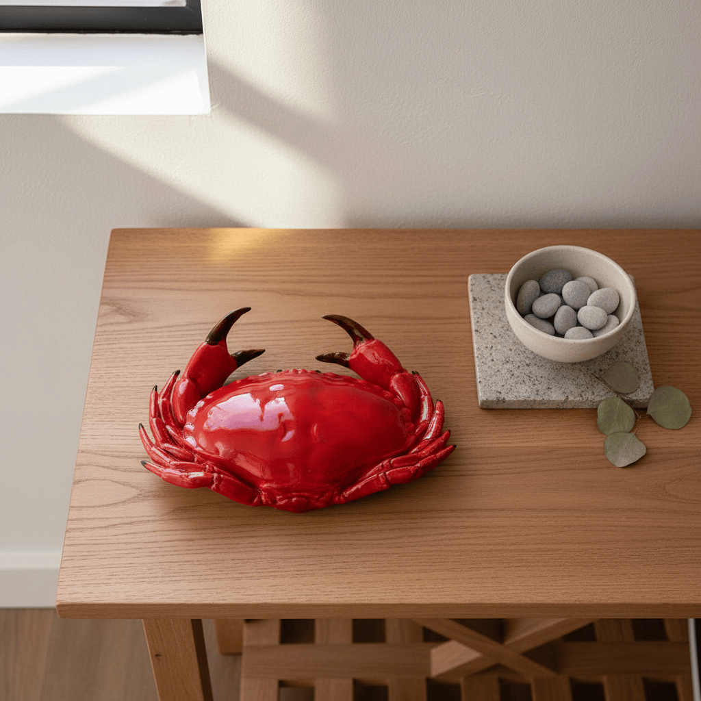 Ceramic Crab - Red