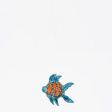 Ceramic fish Mobile - Orange 4.3'' × 3.9''