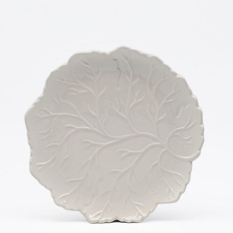 Ceramic Leaf Plate - 10.6"