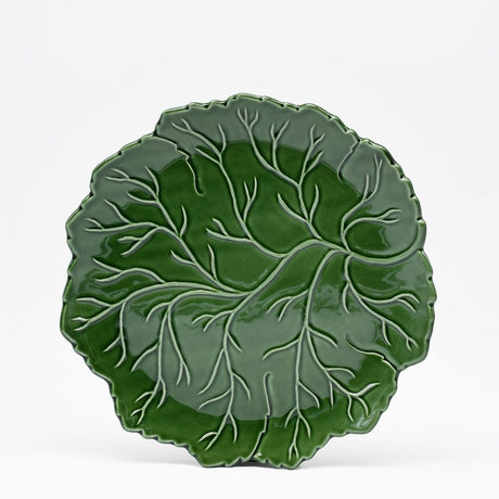 Ceramic Leaf Plate - 10.6"