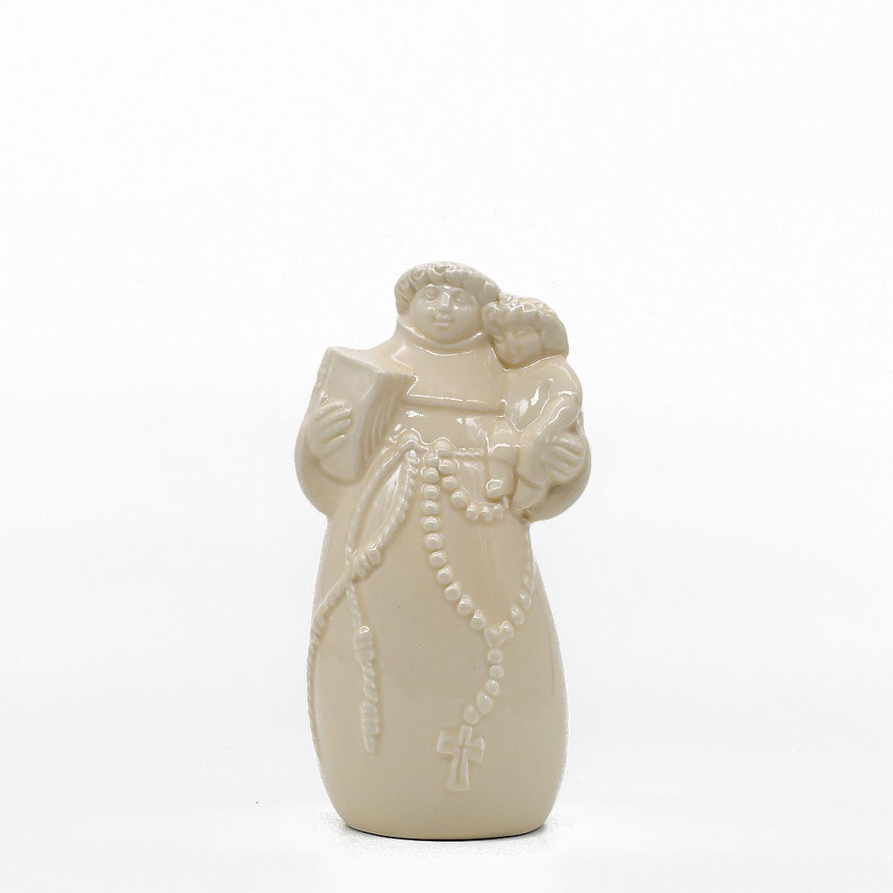 Ceramic Saint Anthony Figurine - 7.9" - Luisa Paixao | USA