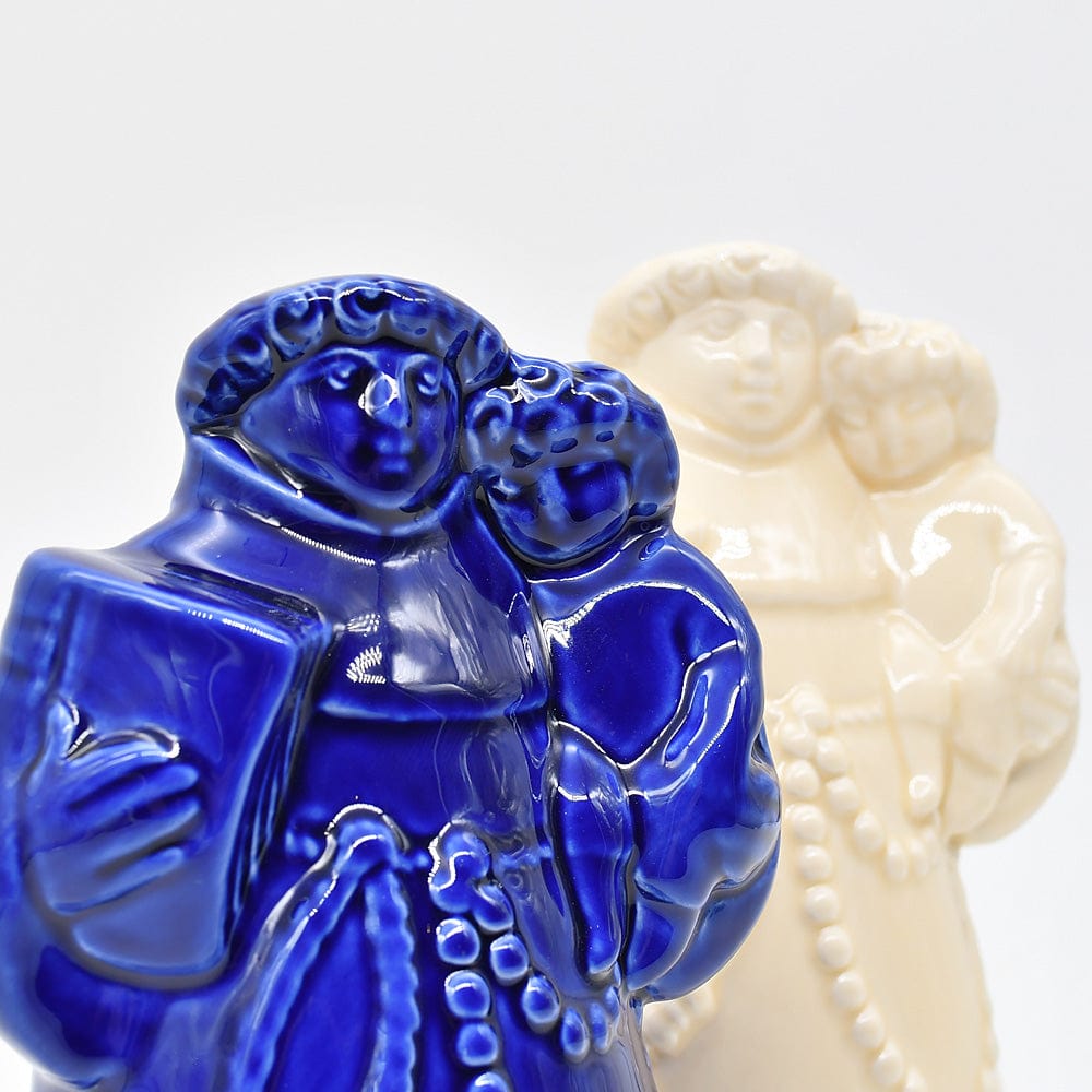 Ceramic Saint Anthony Figurine - 7.9" - Luisa Paixao | USA