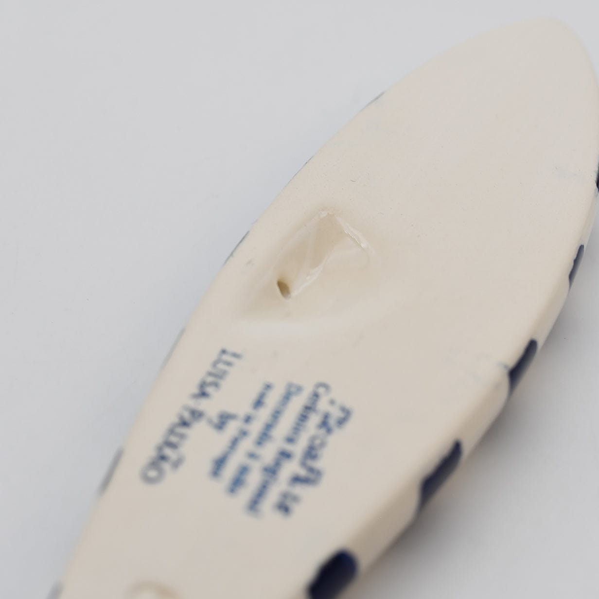 Ceramic Sardine for Display - Orange