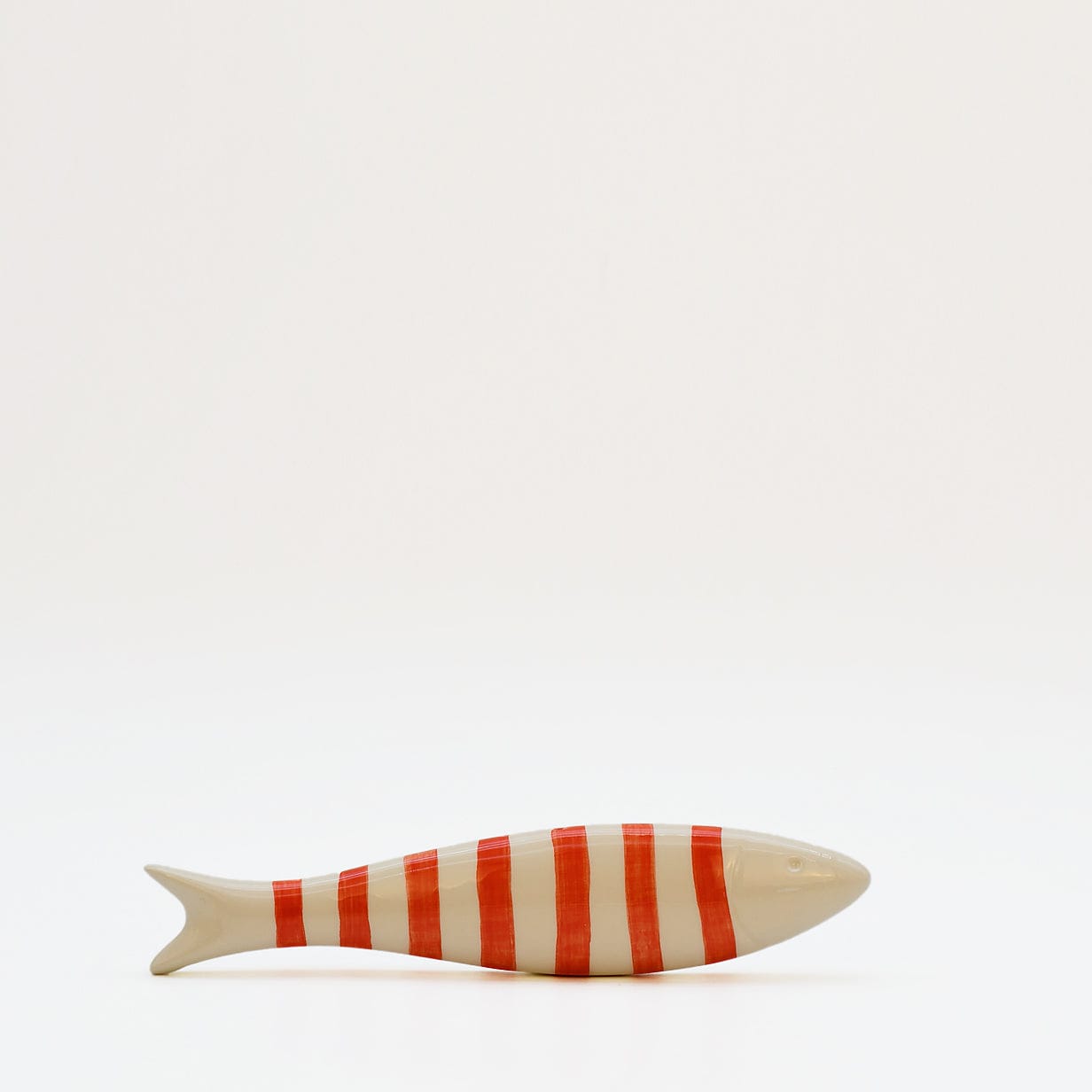 Ceramic Sardine for Display - Orange