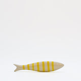 Ceramic Sardine for Display - Yellow