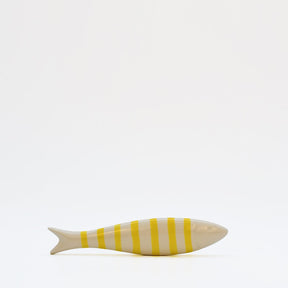 Ceramic Sardine for Display - Yellow