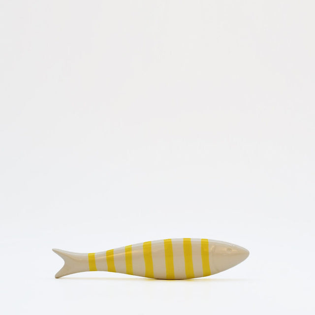 Ceramic Sardine for Display - Yellow