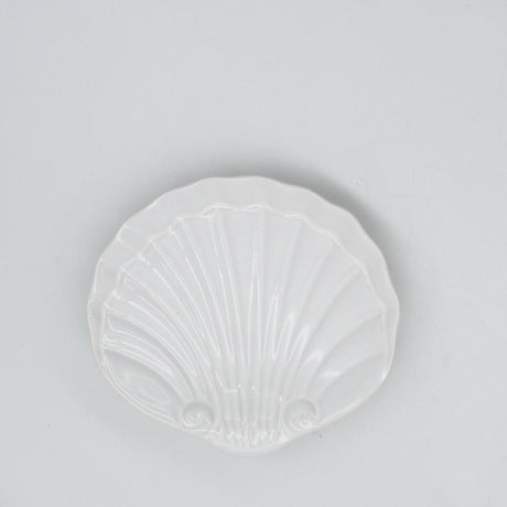 Ceramic Seashell 5.2" - White