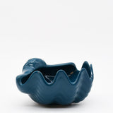 Ceramic Seashell 6.3'' - Teal Blue