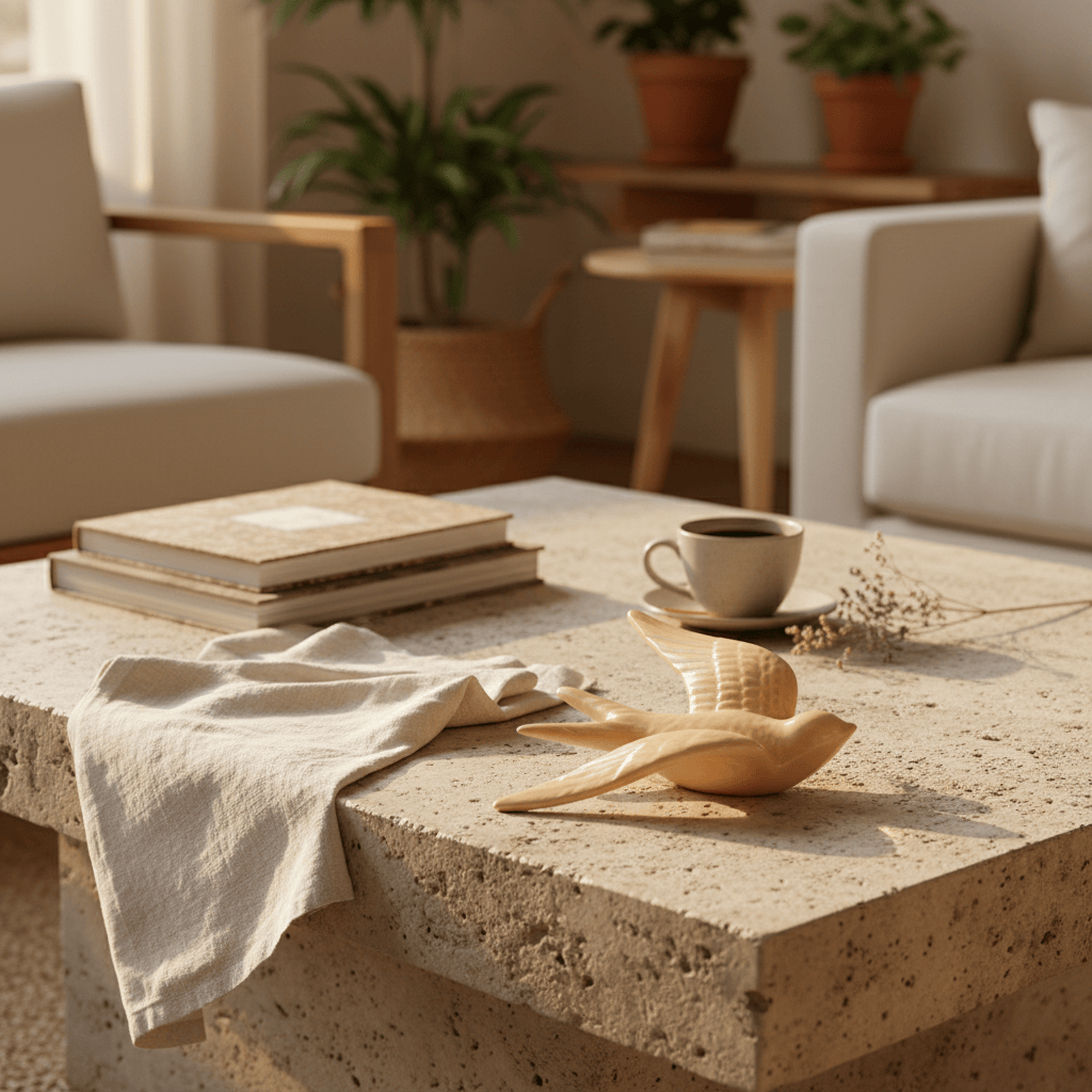 Ceramic Swallow - Beige