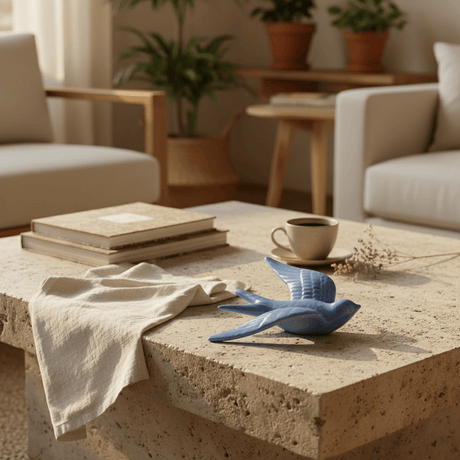 Ceramic Swallow - Blue