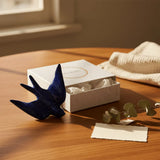 Ceramic Swallow Gift Set - Blue