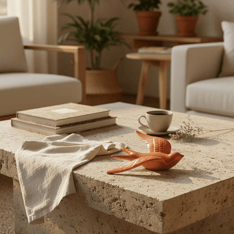 Ceramic Swallow - Terracotta