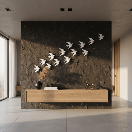 Ceramic Swallow - White