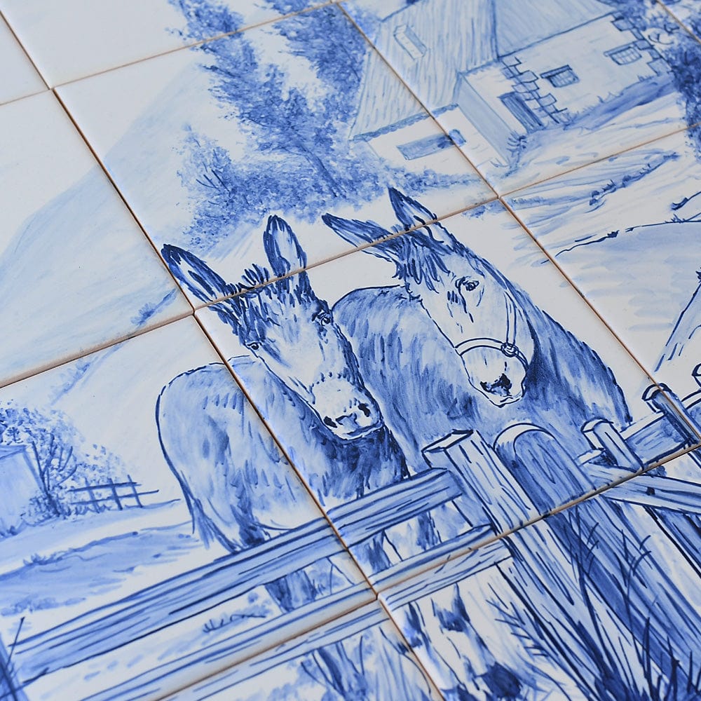 Ceramic tile Mural of 20 Azulejos - 30x24''