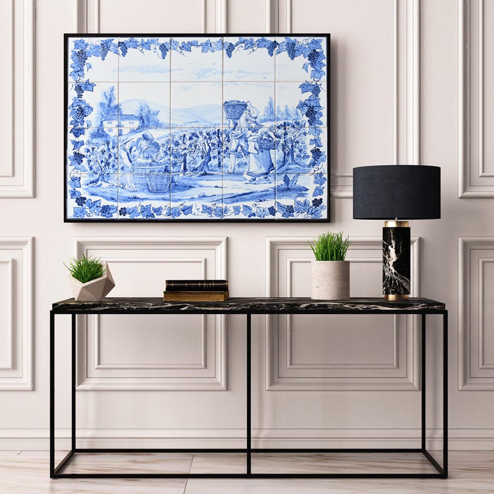Wall painting made of 20 genuine Portuguese tiles – Luisa Paixao