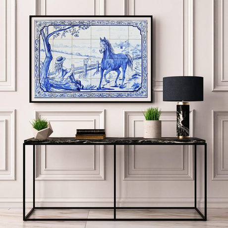 Ceramic tile Mural of 24 Azulejos - 35x24''