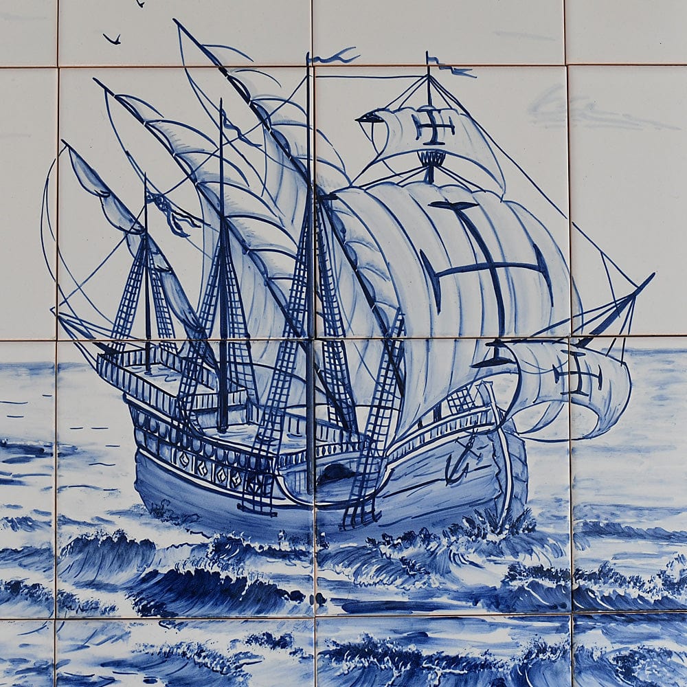 Ceramic tile Mural of 24 Azulejos - 35x24''