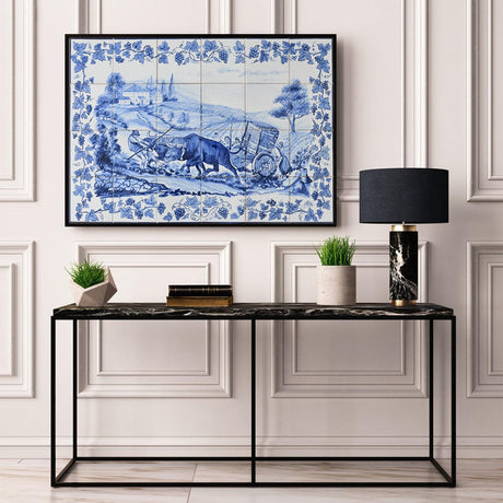 Ceramic tile Mural of 24 Azulejos - 35x24''