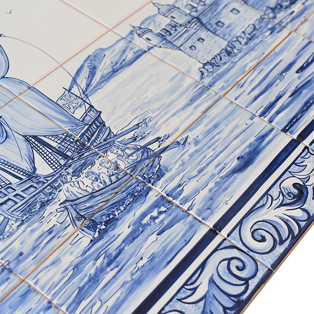 Wall painting made of 24 authentic Portuguese tiles – Luisa Paixao