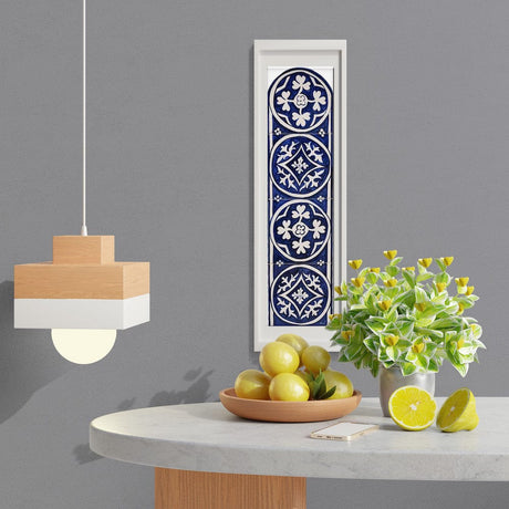 Ceramic tile Mural of 4 azulejos - 22x6''