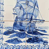 Ceramic tile Mural of 6 azulejos - 18x12''