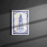 Ceramic tile Mural of 6 azulejos - 18x12''