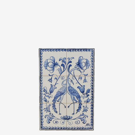 Ceramic tile Mural of 6 Azulejos - 18X12''