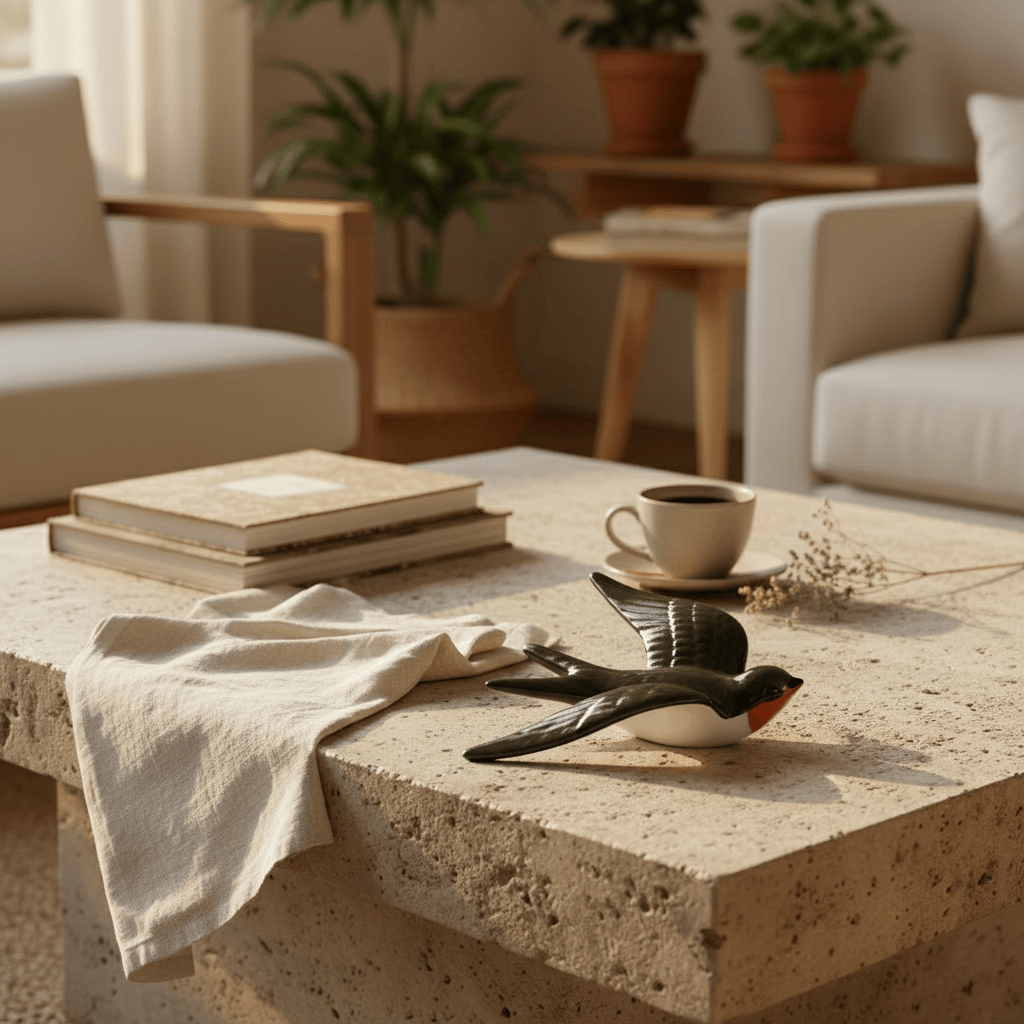 Classic tri-color Ceramic Swallow