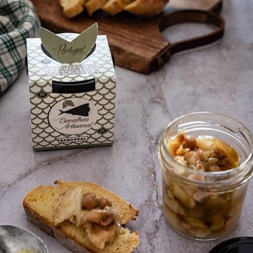 Cod Verrine with organic olive oil