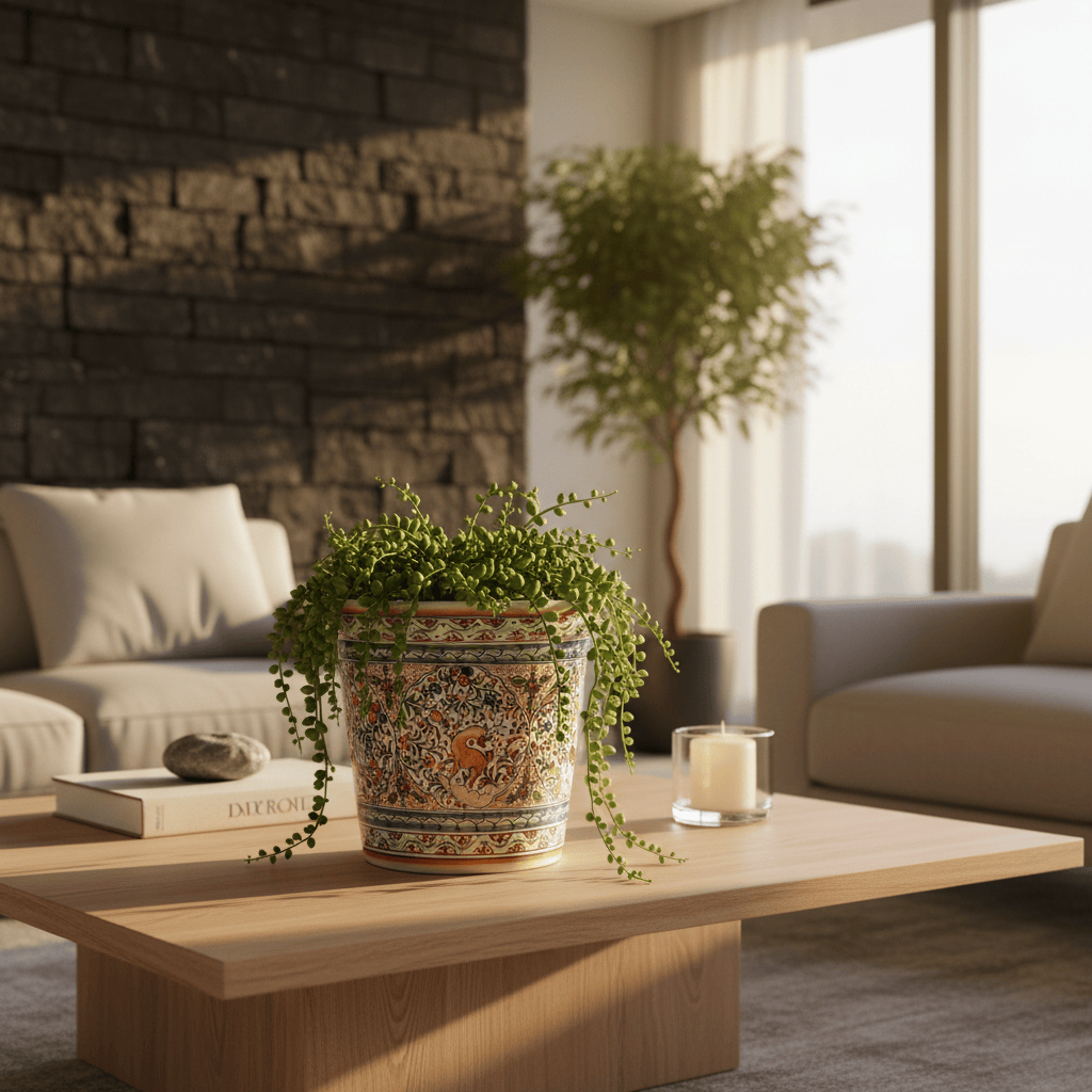 Coimbra Ceramic I Planter - 9.5"