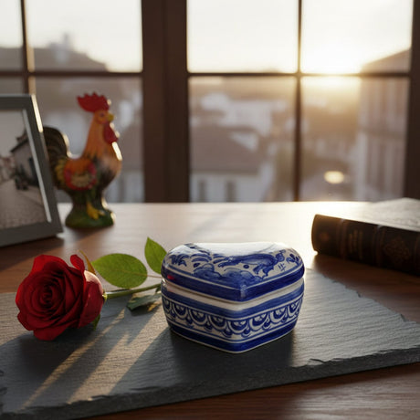 Coimbra Ceramics – Hand-Painted Box