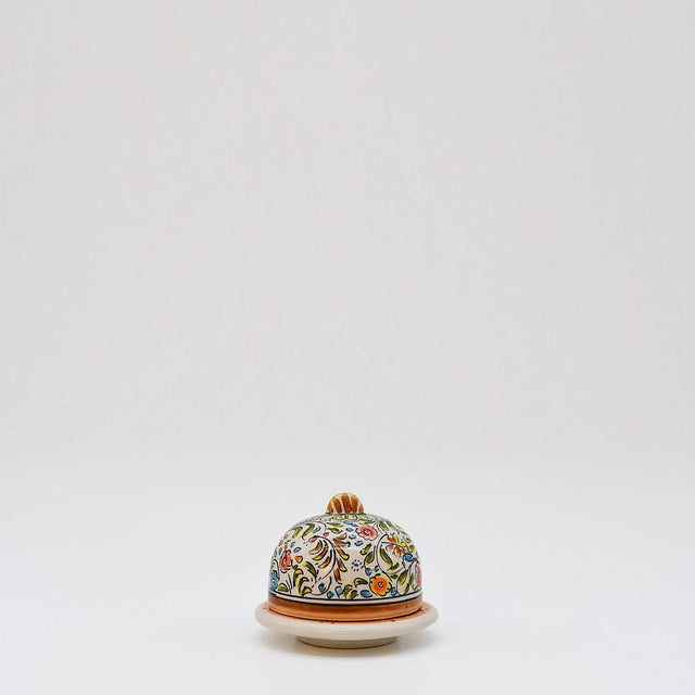 Coimbra Ceramics – Hand-Painted Butter Dish