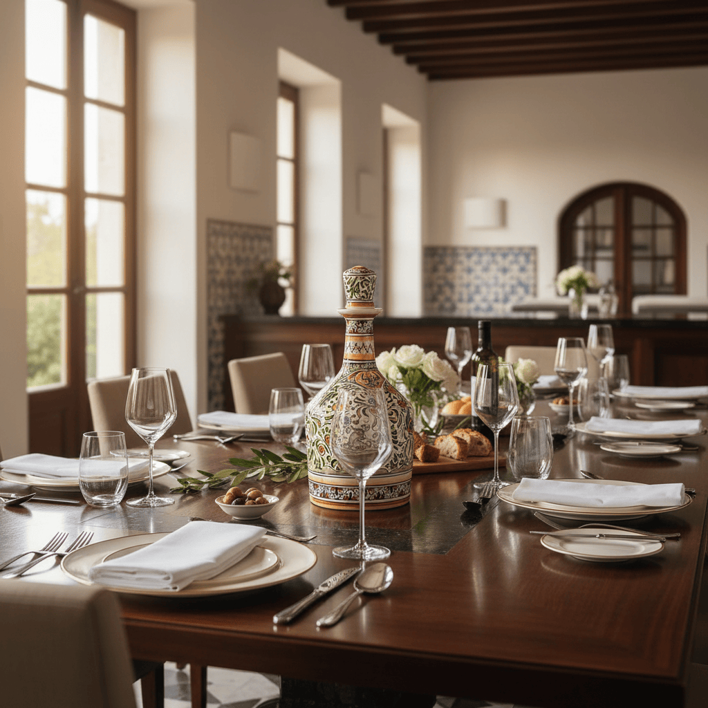 Coimbra Ceramics - Hand Painted Carafe