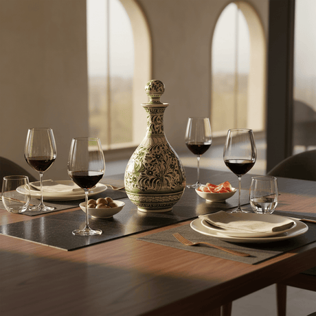 Coimbra Ceramics - Hand Painted Carafe