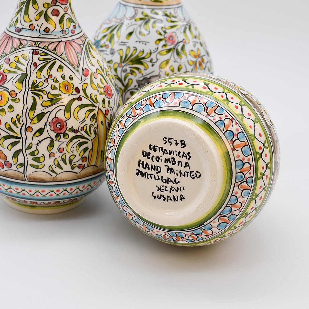 Coimbra Ceramics - Hand Painted Carafe