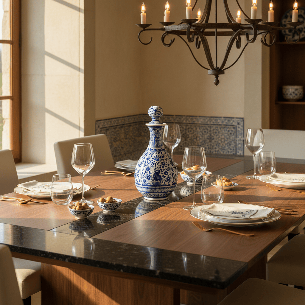 Coimbra Ceramics - Hand Painted Carafe