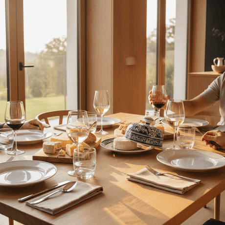 Coimbra Ceramics – Hand-Painted Cheese Platter