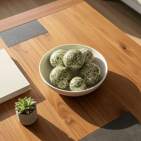Coimbra Ceramics – Hand-Painted Decorative Ball
