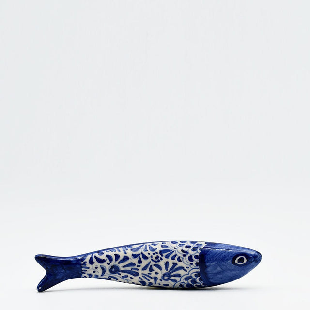 Coimbra Ceramics – Hand-Painted Decorative Sardines 7.9x2"