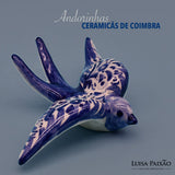 Coimbra Ceramics – Hand-Painted Decorative Swallow