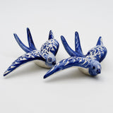 Coimbra Ceramics – Hand-Painted Decorative Swallow