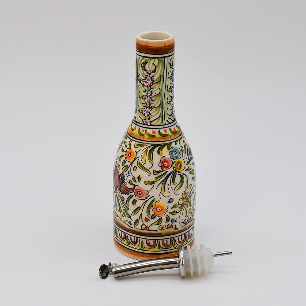 Coimbra Ceramics – Hand-Painted Oil Carafe