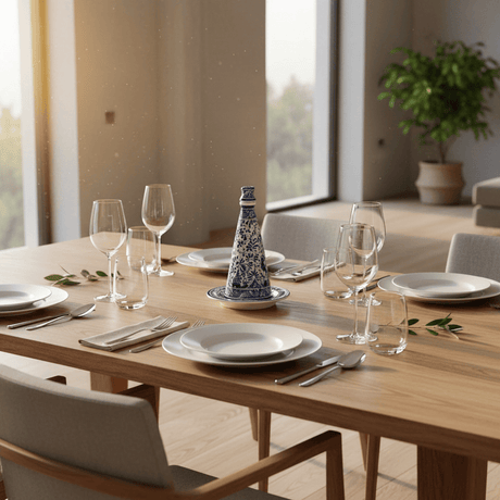 Coimbra Ceramics – Hand-Painted Oil Carafe