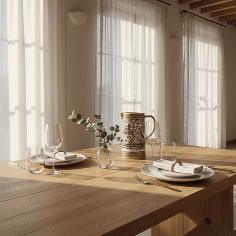 Coimbra Ceramics – Hand-Painted Pitcher